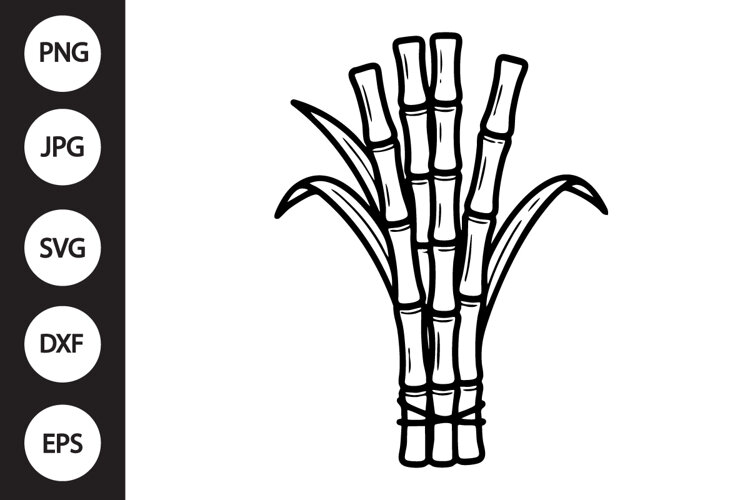 Sugarcane SVG example image 1