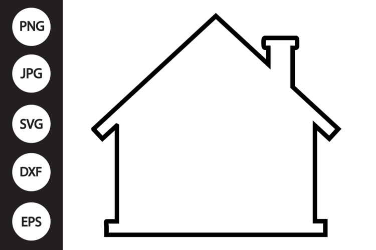 House SIlhouette SVG Image 4