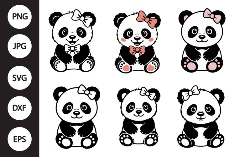 Panda Clipart Image 4