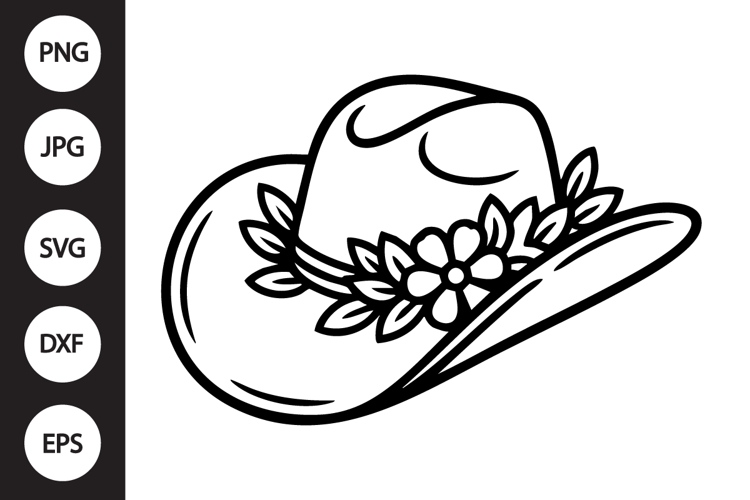 Hat Silhouette Image 22