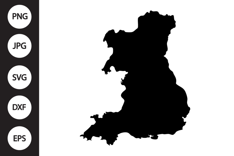 Wales Map SVG
