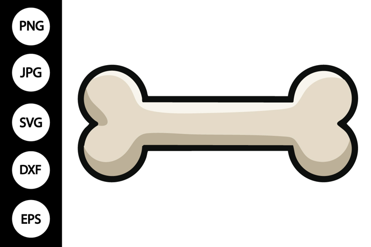 Dog Bone Silhouette