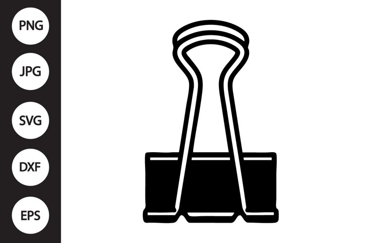 Paper Clip SVG example image 1