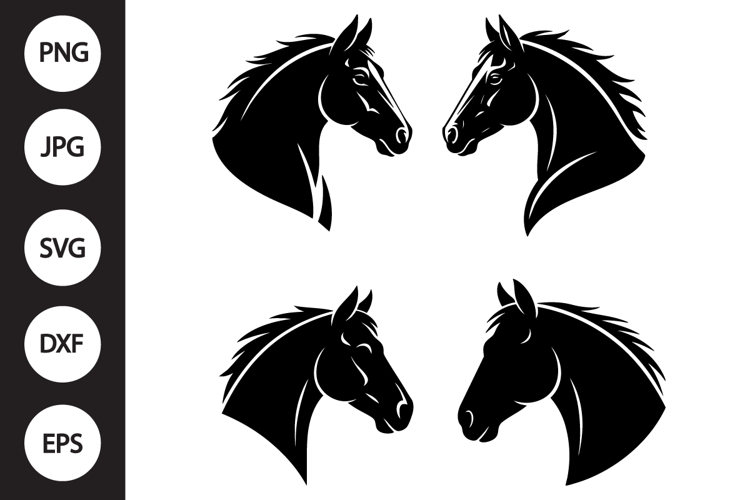 Horse Head SVGs Image 3