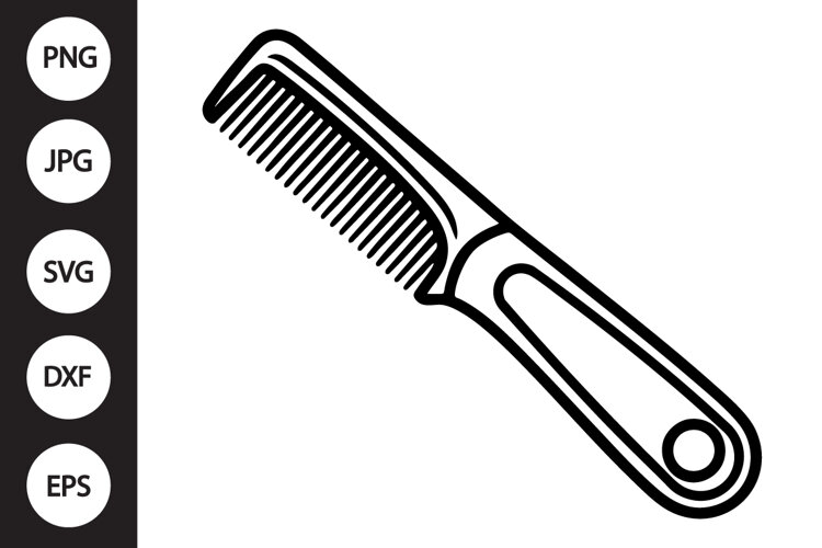 Barber Comb SVG example image 1
