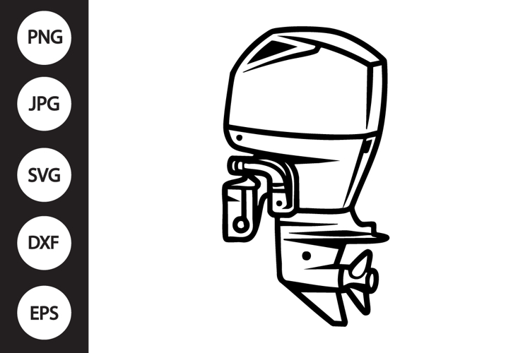 Boat Engine SVG