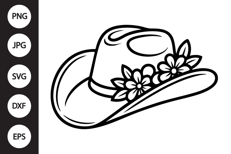 Hat Silhouette Image 23