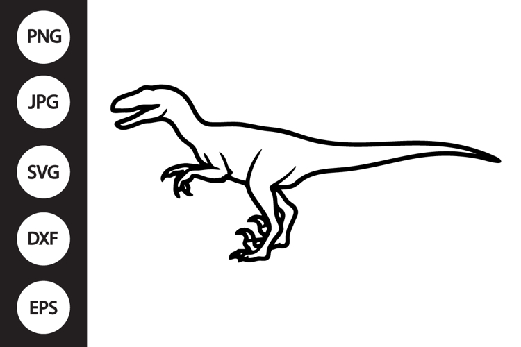 Velociraptor SVG example image 1