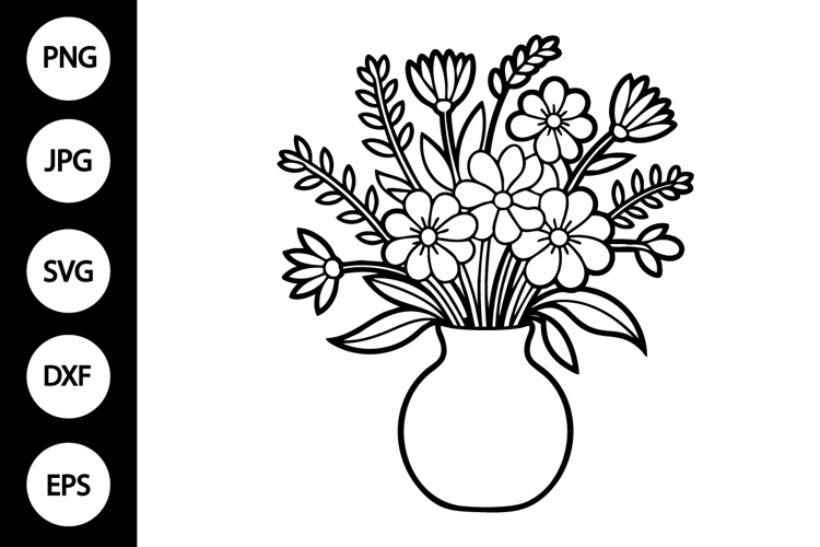 Vase Silhouette Image 6