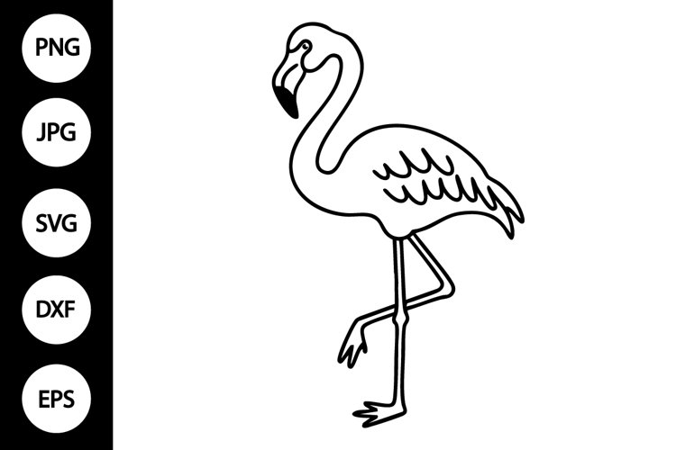 Flamingo Clipart Image 24