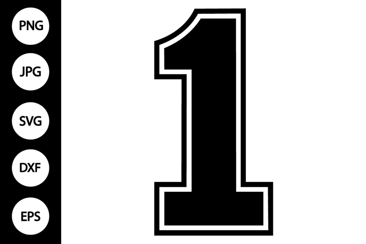 Number 1 SVG