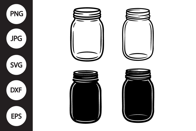 Mason Jar Clipart