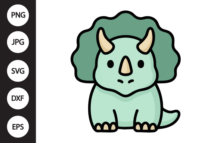 Triceratops SVG