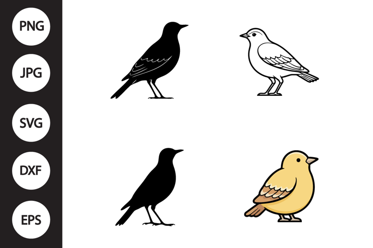 Lark Bird SVG, Lark Bird Clipart