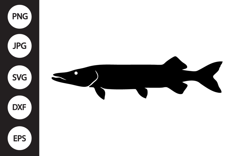 Muskellunge Fish SVG