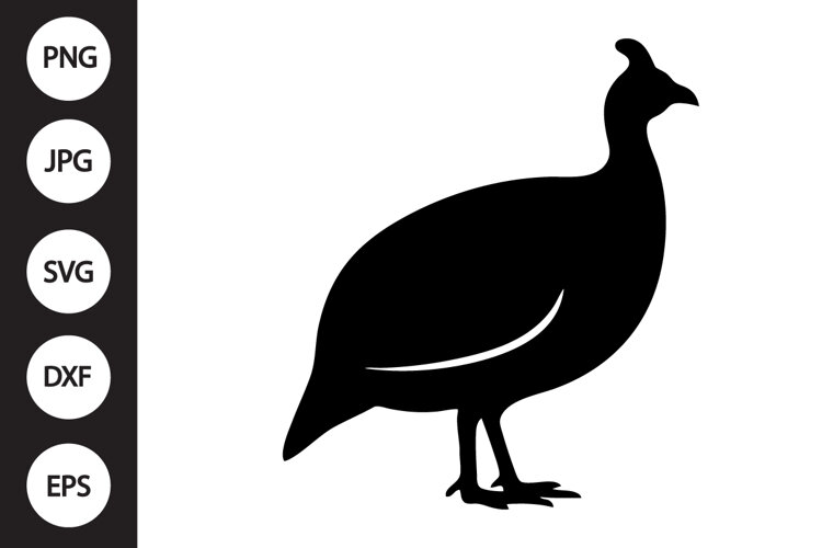 Guinea Fowl SVG example image 1