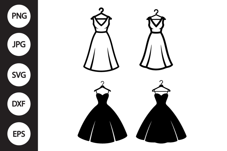 Dresses Clipart Image 6