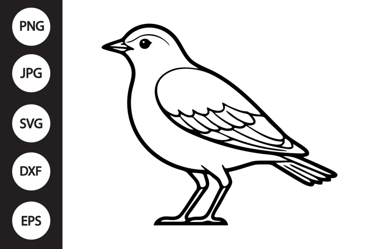 Lark Bird SVG