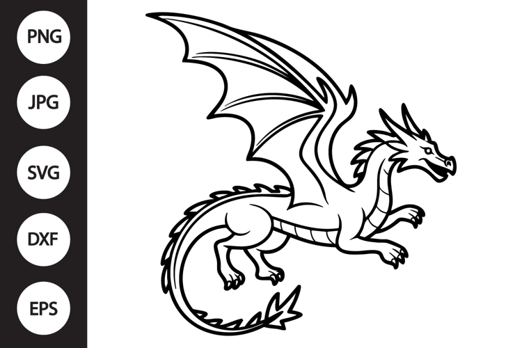 Dragon Silhouette Image 3