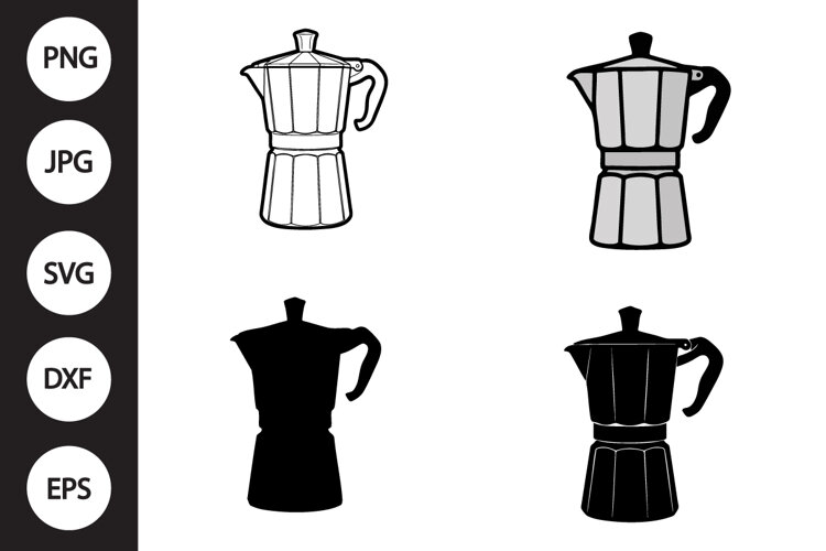 Coffee Maker SVG, Coffee Maker Clipart example image 1