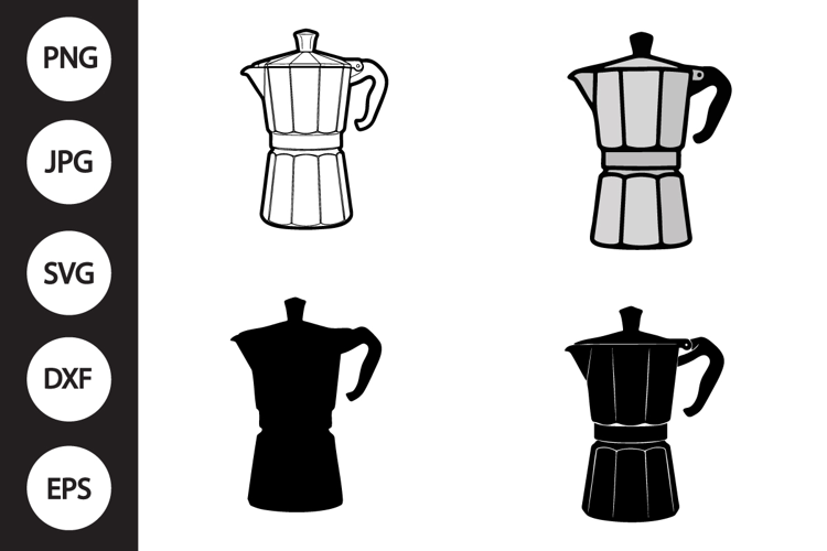 Coffee Maker SVG, Coffee Maker Clipart