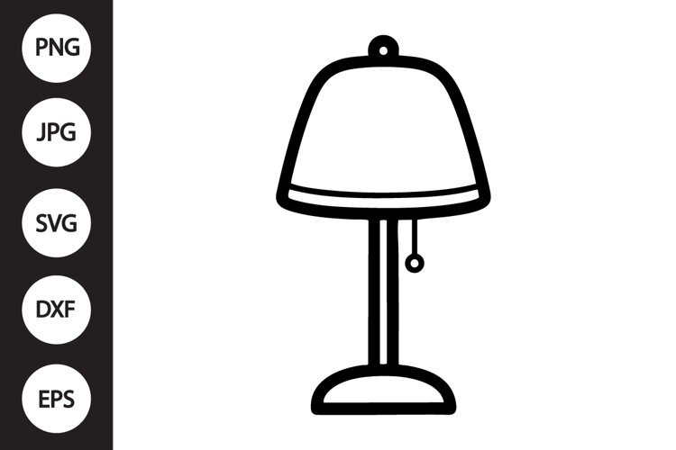 Table Lamp SVG example image 1