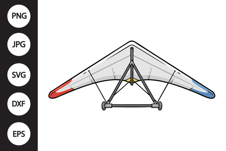 Hang Glider SVG example image 1