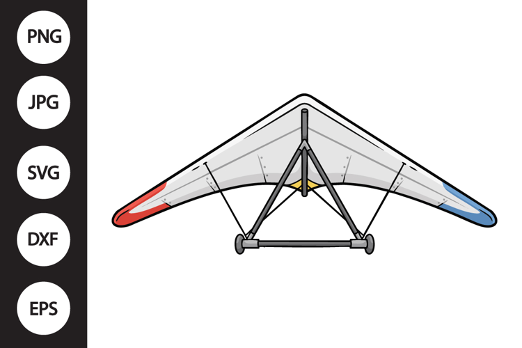 Hang Glider SVG