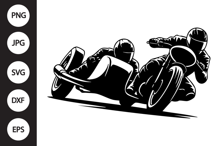 Sidecar Racing SVG example image 1