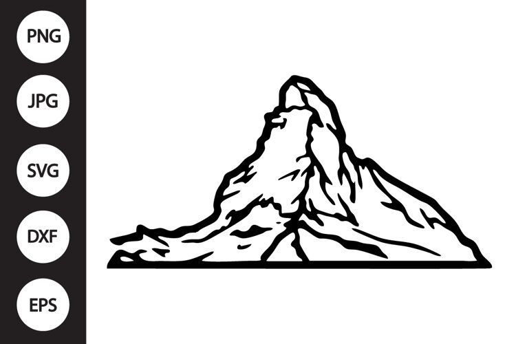 Swiss Matterhorn SVG example image 1