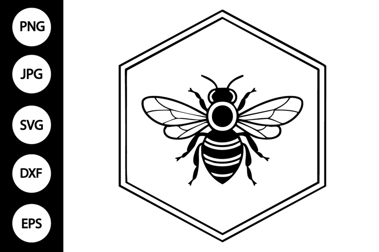 Honey Bee Silhouette Image 7