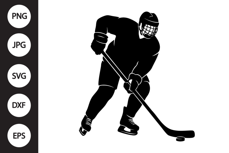 Hockey Player Clipart Image 5