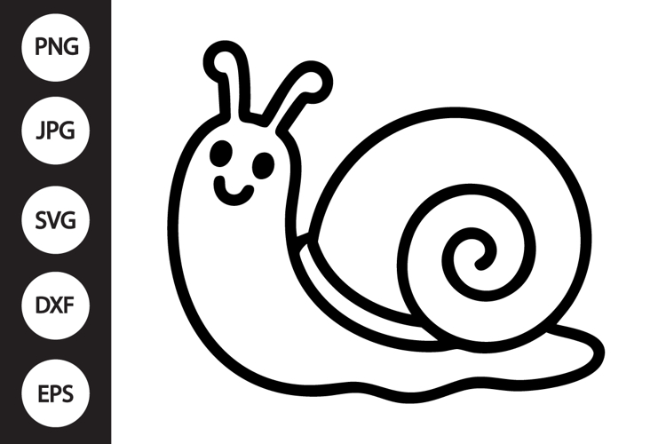 Snail Silhouette Image 11