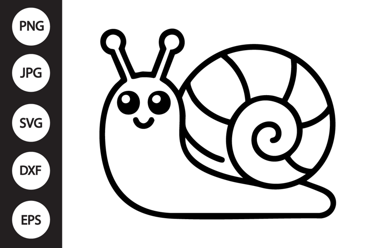 Snail Silhouette Image 18