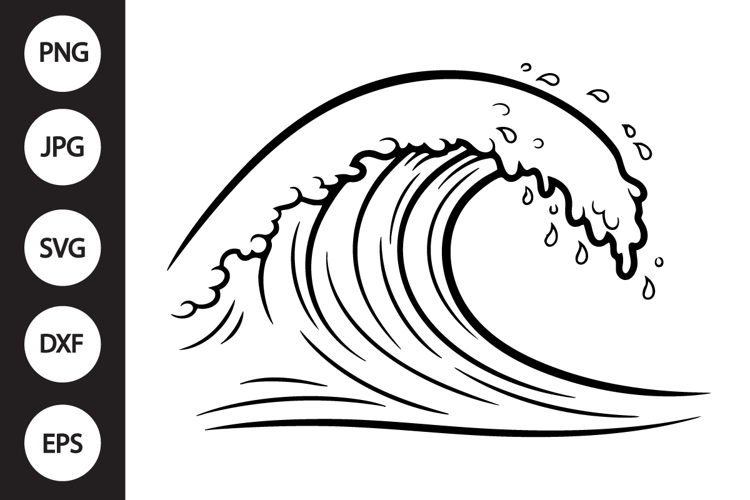 Ocean Wave Clipart Image 4