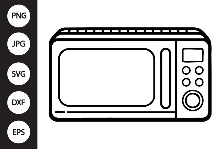 Microwave SVG example image 1