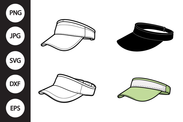 Sun Visor SVG, Sun Visor Clipart example image 1