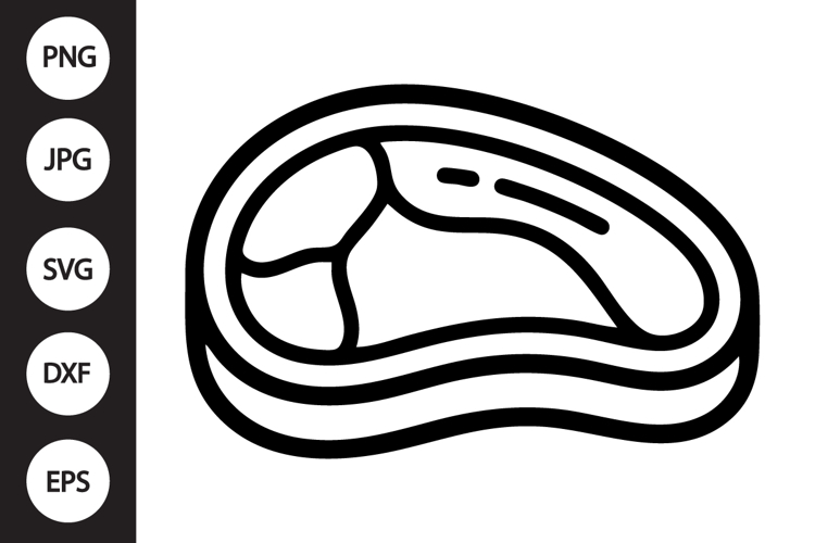 Steak Slice SVG