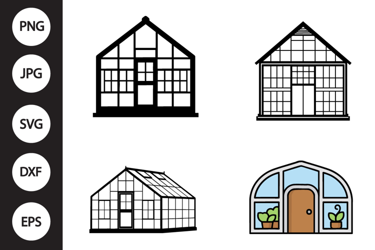 Greenhouse SVG, Greenhouse Clipart