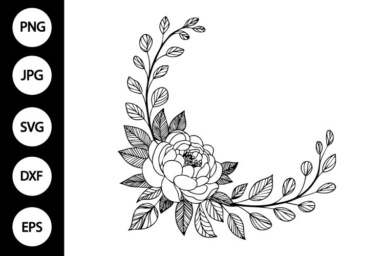 Floral Corner Svg Image 15