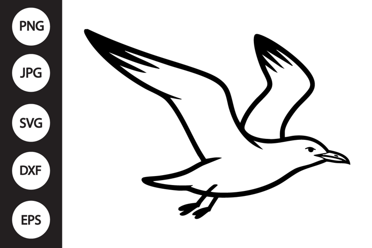 Seagull Clipart Image 3