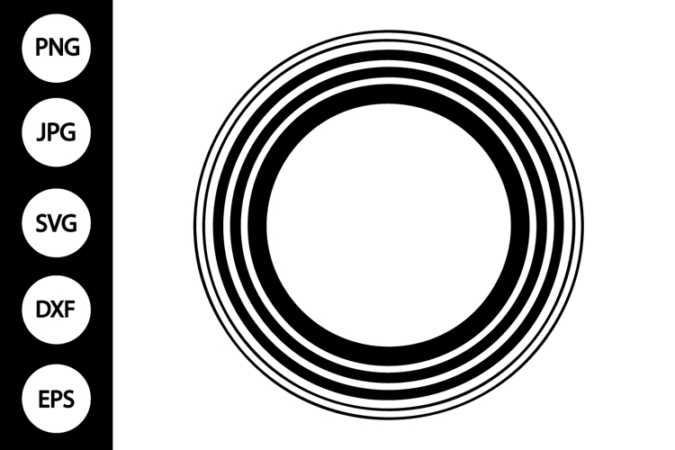 Circle Frame SVGs Image 8