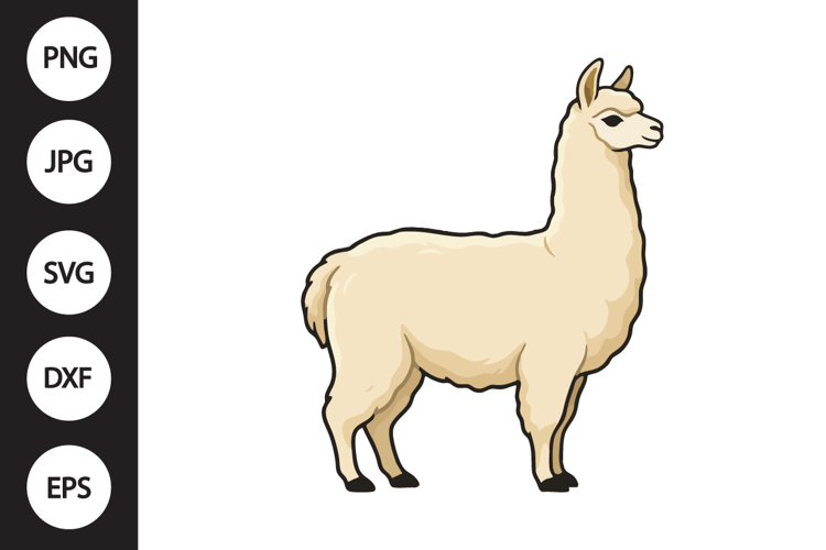 Cute Llama SVG