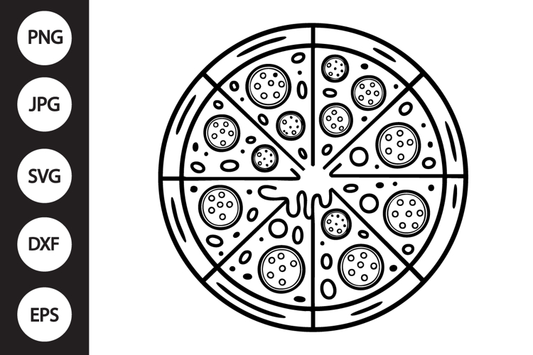 Pizza Silhouette Image 6