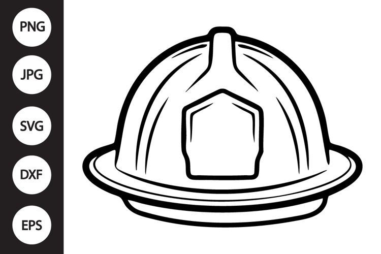 Fire Fighter Hat Clipart Image 3
