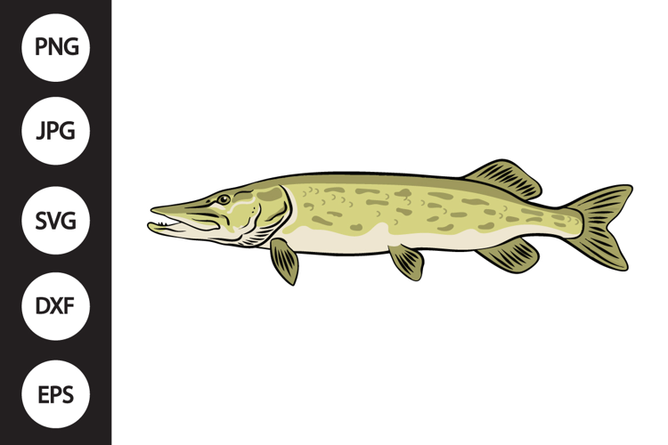 Northern Pike SVG