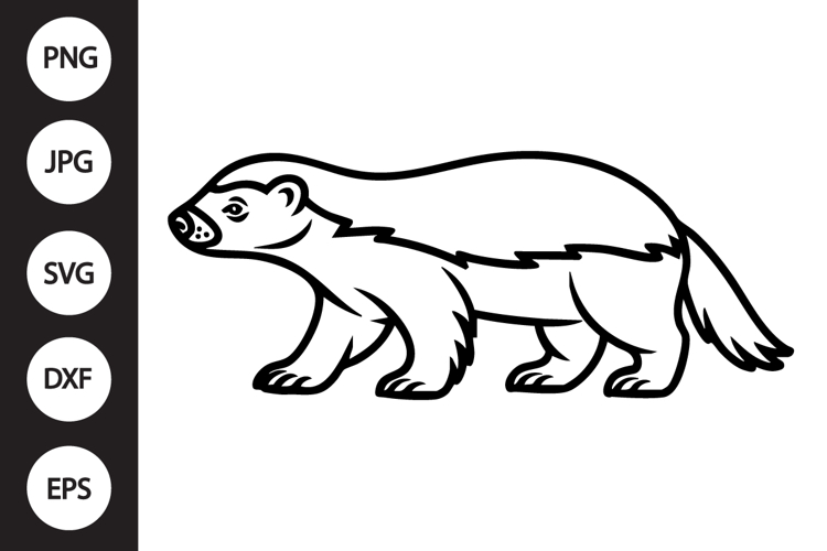 Badger Silhouette Image 18