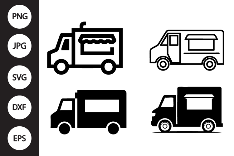 Food Truck SVG, Food Truck Clipart