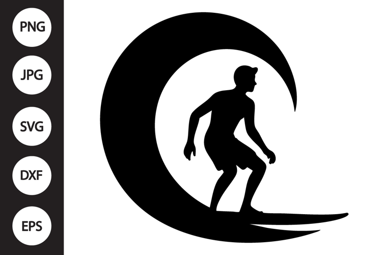 Surfer Clipart Image 23