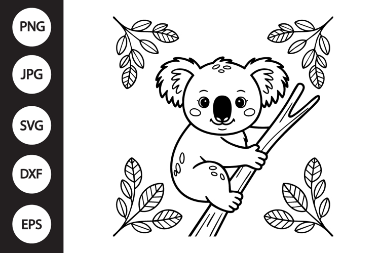 Koala Svg Image 23